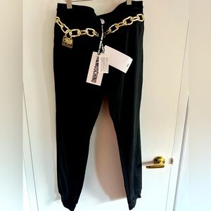 NWT men’s Moschino x H&M joggers sz L